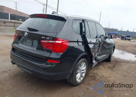 2017 BMW X3 xDrive28I from USA, damaged, VIN 5UXWX9C34H0W70211